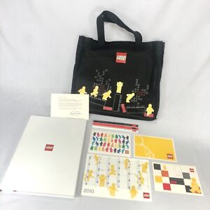Lego 2010 Employee Gift Notebook Postcard Pencils Reusable Tote Bag Set NEW RARE
