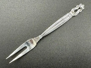 Acorn by Georg Jensen Vintage Sterling Silver Strawberry Fork - Picture 1 of 5