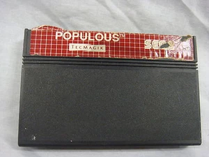 Populous - SEGA Master System Game - Picture 1 of 2