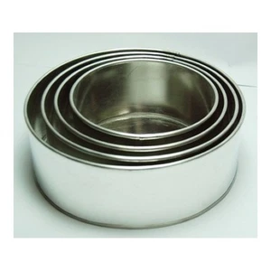 SET OF 5 CAKE BAKING PANS 5 TIER CIRCLE ROUND - Picture 1 of 1