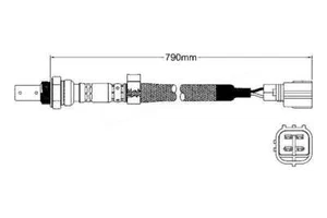O2 oxygen sensor for Subaru Outback Liberty Bhe Ez30 3.0l 22641aa032 22641aa03c - Picture 1 of 2