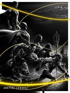 Jack Snyder's Justice League Variant BNG Print by Andy Fairhurst IN HAND - Picture 1 of 1