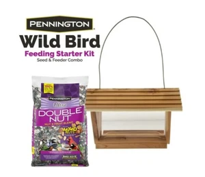 Pennington Natures Friend 3lb Capacity Wild Bird Starter Kit with Bird Feeder - Picture 1 of 6