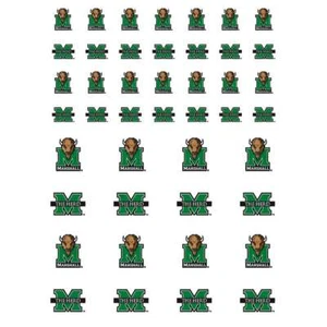 Marshall Thundering Herd Small Sticker Sheet - 2 Sheets - Picture 1 of 1