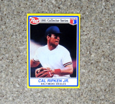 1991 Cal Ripken Jr Post Cereal Collector Series card   #19 Excellent/NRMT