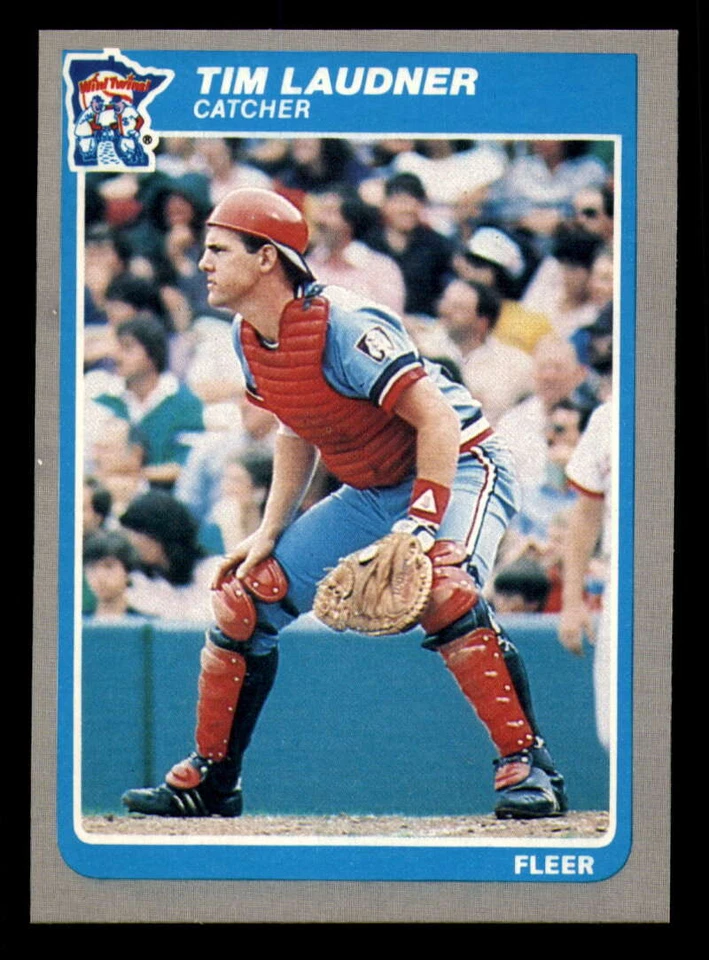 1985 Fleer #283 Tim Laudner NM-MT Twins - Image 1 of 1