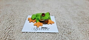 LITTLE CRITTERZ Red-Eyed Frog "Clinger" Miniature Figurine New FREE SHIP LC301 - Picture 1 of 6