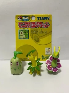 Chikorita Bayleef Meganium TOMY Pokemon Figure CGTSJ Nintendo Vintage toy - Picture 1 of 7