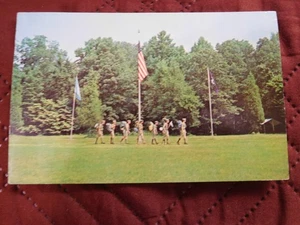 EO SCOUT BSA POSTCARD SCHIFF RESERVATION NEW JERSEY PARADE GROUND JLT POSTAL !!! - Picture 1 of 2