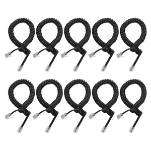 10 Pcs Replacement Cable Landline Phone Cord Coiled Wire - Zdjęcie 1 z 12