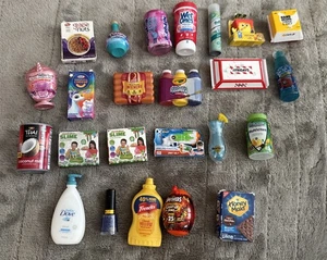 Lote De 24 Mini Marcas ZURU Réplicas de Alimentos Muñeca Barbie Tamaño Sin Duplicados Slime - Imagen 1 de 9