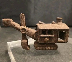 Vintage Hubley Cast Iron Steam Shovel 4 1/2" - Picture 1 of 13