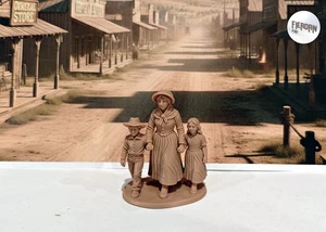 FIERDAN Toy Soldiers Wild West Town Scene Escala 1:32 Set 6 - Imagen 1 de 2