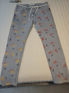 NWT Off-White Men's Paper Clip Jeans - 34 X 30 - Picture 1 of 8