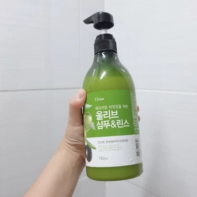 ORIOX Olive Shampoo & Rinse 750ml Multi Hair Care Damaged Hair Korean Hair Care - Image 1 of 4