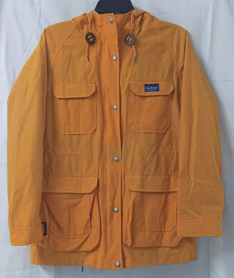 Penfield Kasson Parka Multi Bolsillo Utilidad Chaqueta con Capucha Amarilla Para Hombre Mediana Foto 1 de 4