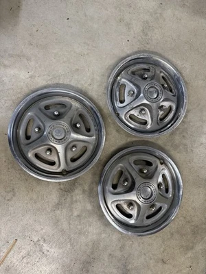 Ford F150 1974-1979 camioneta Bronco furgoneta 15" tapacubos Mag juego de 3 cubiertas de rueda 74-79 Foto 1 de 4