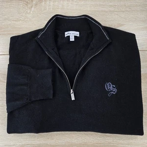 Men's L Peter Millar Old Sandwich Golf Club Zip Long Sleeve Pullover Sweater - Picture 1 of 8