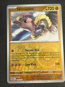 Hitmonlee 106/165 Reverse Holo Pokemon 151 - Picture 1 of 1
