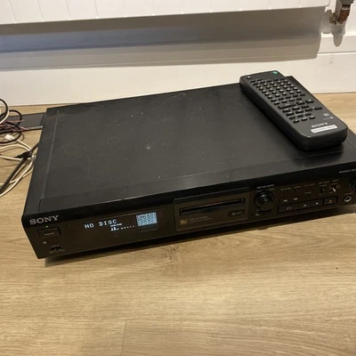Sony MiniDisc Deck MDS-JE510 Player/Recorder KM6  - Image 1 of 4
