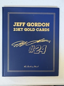 Jeff Gordon 23kt Gold 4 Card Nascar Championship Limited Ed Set by Danbury Mint - Picture 1 of 5