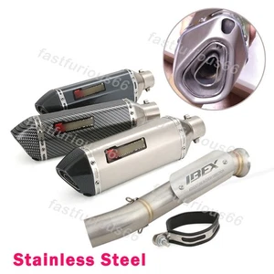 51MM Exhaust Tips For CF-Moto IBEX800 2022-2025 Steel Tail Muffler Mid Link Pipe - Picture 1 of 15