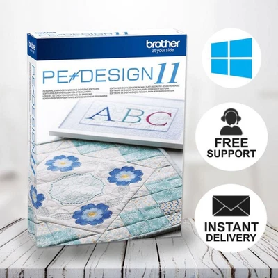 🖥️️️️Pe Design 11 - Embroidery Digitizing - Lifetime license ⭐ LIFETIME LICENSE - Bild 1 von 2