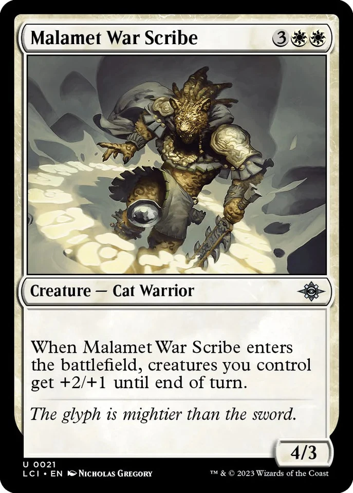 Malamet War Scribe - 21 / English / Lightly Played - Image 1 of 1