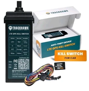Trackhawk 4G LTE GPS Kill Switch Tracker & #8211 Echtzeit Tracking für Autos NEU - Bild 1 von 4
