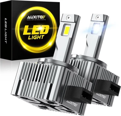 AUXITO D1S D1R Bulbs, 24000Lumens 120W 6000K White 500% Brightness, Xenon  - Image 1 of 4