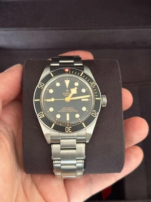Tudor Black Bay Fifty-Eight Black Gilt BB58 39mm Box Papers Extra Strap 79030N - Image 1 of 4