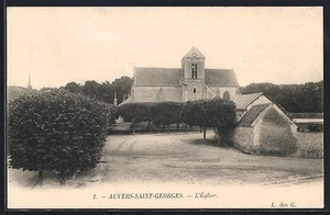 CPA Auvers-Saint-Georges, L´Eglise - Picture 1 of 2