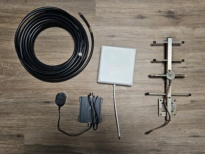 AN-L65AV Cell Phone Signal Booster w/ In&outdoor Antennas & Cables - Image 1 of 4