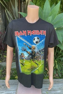 Camiseta de fútbol Iron Maiden Legacy Of The Beast Tour Los Ángeles 2019 talla L - Imagen 1 de 9