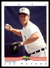 1992 Classic Best Joe Perona Lakeland Tigers #169