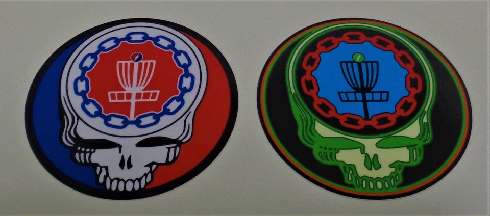 -New-2-4" Disc Golf Sticker-Ace Your Chains--Very High Quality-Multi Colors- - Image 1 of 1