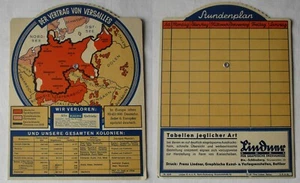 Patent Drehscheibe "Der Vertrag von Versailles" um 1930 (149459) - Bild 1 von 1