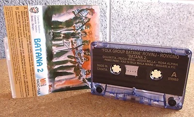 BATANA ROVINJ-ROVIGNO 2 cassette tape 1995 folk music Luciano Sugar - Image 1 of 2