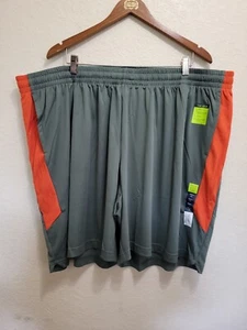 Tek Gear B&T sportliche Dry Tek Herrenshorts grün/orange Größe 4XB neu mit Etikett  - Bild 1 von 10