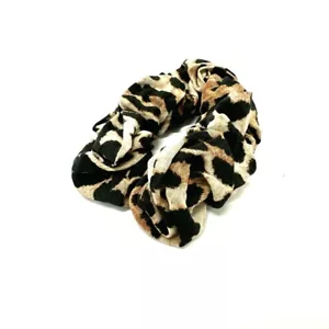 DOLCE&GABBANA Leopard Hair rubber Scrunchie Nylon Brown Unused - Bild 1 von 6