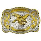 Oversize AMERICAN BALD EAGLE Belt Buckle Silver GOLD Western Cowboy Large 058