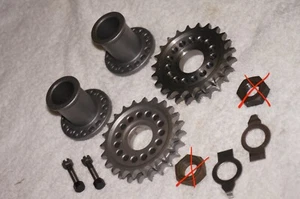 Alfa Romeo 105 SERIES CAMSHAFT SPROCKETS, 8PC SET, NEW OLD STOCK - Picture 1 of 1