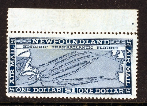 CANADA (NEWFOUNDLAND) 1931 $1.00 AIRMAIL STAMP Cover