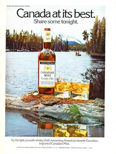 CANADIAN MIST WHISKY AD #2 RARE 1976 CANADA AT ITS BEST. SHARE SOME TONIGHT. - Picture 1 of 2