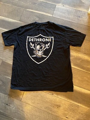 Dethrone Royalty T Shirt MMA Raiders Badge Mens XL T Shirt UFC - Image 1 of 4