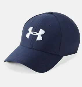 Under Armour Mens UA Blitzing 3.0 Cap Midnight Navy Stretch Baseball Hat L/XL - Picture 1 of 12