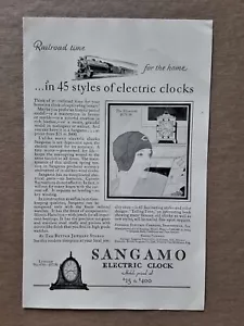 Antiguo lingar Sangamo n.º Reloj Eléctrico 4701 - 1929 Art AD Decoración - Imagen 1 de 1