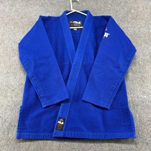 Fuji Gi Mens A2L Blue Jiu Jitsu MMA Kimono Top Cotton BJJ Martial Arts Combat - Picture 1 of 11
