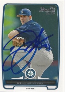 San Francisco Giants DOMINIC LEONE Signed Bowman Card