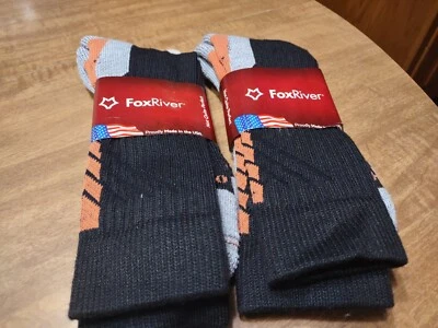 Lote de 2 Calcetines Fox River Para Hombre Cobre Guardian Peso Medio Crew 6538 IRREGULAR L Foto 1 de 4